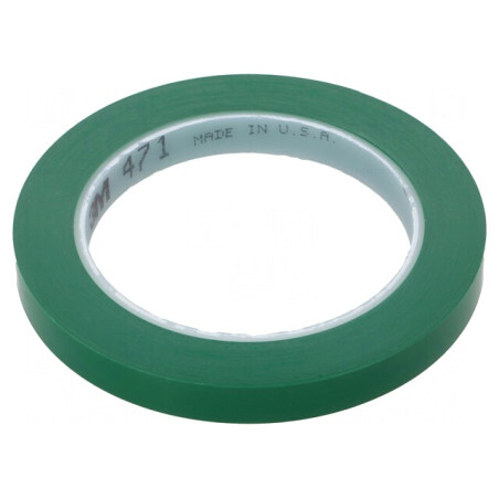 Bandă de marcare verde 33m x 12mm | Electronic-mag.ro | Componente Electronice