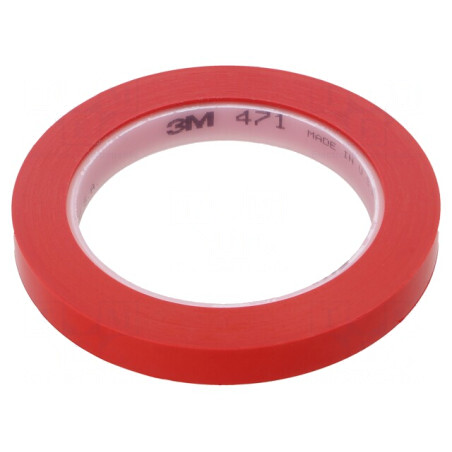 Bandă de marcare roșie 33m x 12mm | Electronic-mag.ro | Componente Electronice