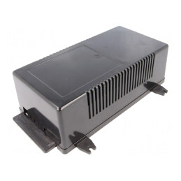 Carcasă ABS neagră pentru alimentator 112x222x72mm | Electronic-mag.ro | Componente Electronice