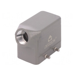 Carcasă pentru conectori HDC D10B PG16 pe cablu | Electronic-mag.ro | Componente Electronice