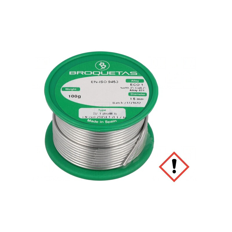 Sârmă de lipit fără plumb 1,5mm 0,1kg | Electronic-mag.ro | Componente Electronice