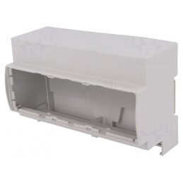 Carcasă pentru șină DIN, gri, 90.5x142.3x62mm | Electronic-mag.ro | Componente Electronice