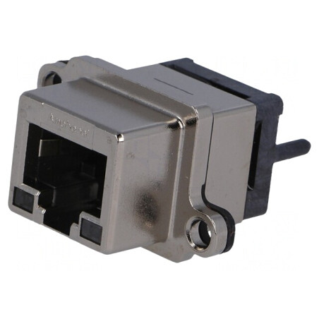 Soclu RJ45 IP67 Panou THT Drept | Electronic-mag.ro | Componente Electronice