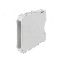 Carcasă șină DIN poliamidă gri UL94V-0 | Electronic-mag.ro | Componente Electronice