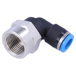 Racord push-in unghi 90° 8mm 6bar | Electronic-mag.ro | Componente Electronice