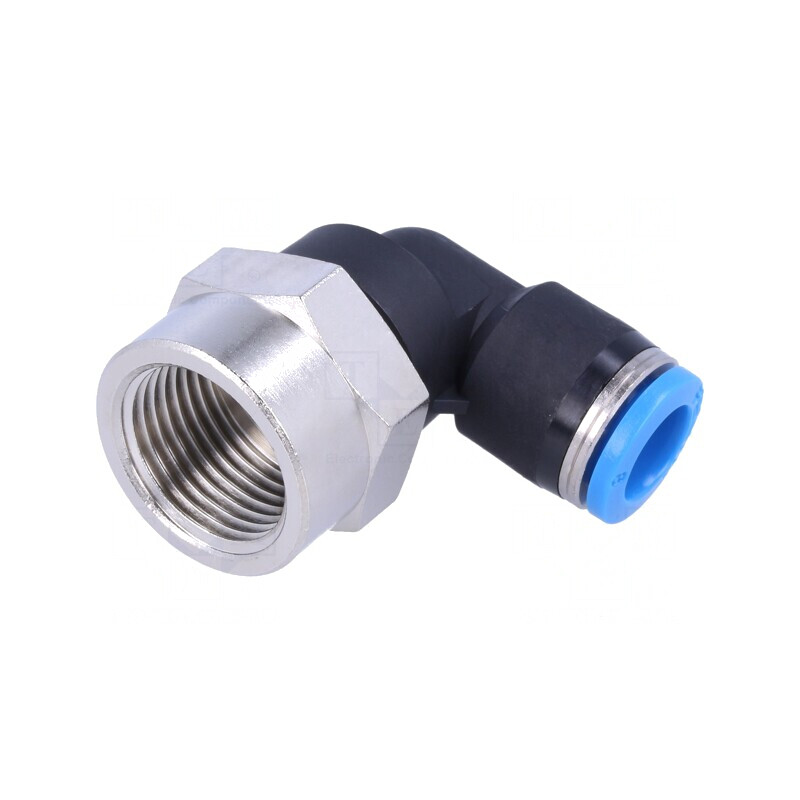 Racord push-in unghi 90° 8mm 6bar | Electronic-mag.ro | Componente Electronice