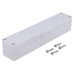 Carcasă Universală Policarbonat IP65 36x184x35mm | Electronic-mag.ro | Componente Electronice