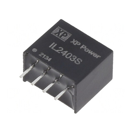 Convertor DC/DC 24V la 3.3V 2W 400mA SIP THT | Electronic-mag.ro | Componente Electronice