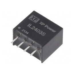 Convertor DC/DC 24V la 3.3V 2W 400mA SIP THT | Electronic-mag.ro | Componente Electronice