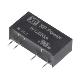 Convertor DC/DC 1W 12V la 5V 200mA SIP 80kHz | Electronic-mag.ro | Componente Electronice