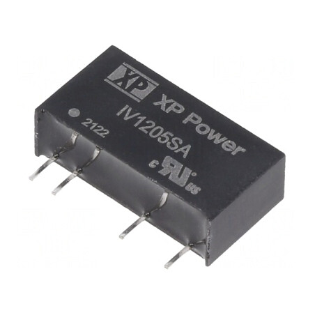 Convertor DC/DC 1W 12V la 5V 200mA SIP 80kHz | Electronic-mag.ro | Componente Electronice