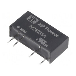 Convertor DC/DC 1W 24V la 3.3V 300mA SIP THT | Electronic-mag.ro | Componente Electronice