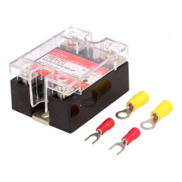 Releu Semiconductor 25A 1-Fazat 4-16VDC 44-440VAC | Electronic-mag.ro | Componente Electronice