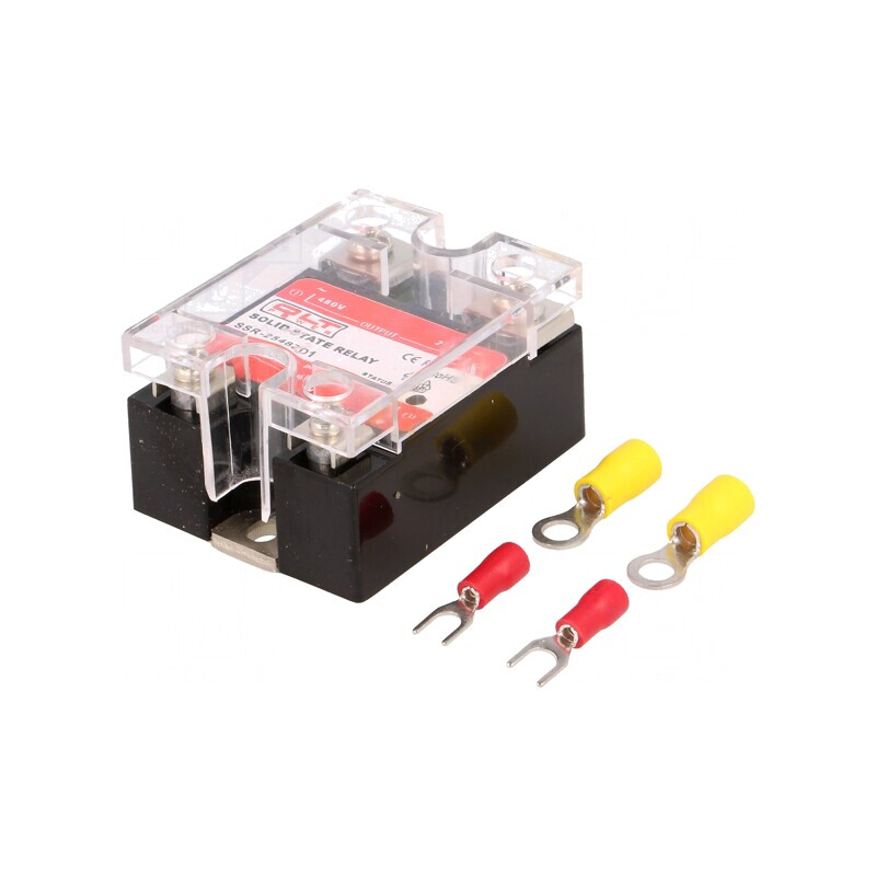 Releu Semiconductor 25A 1-Fazat 4-16VDC 44-440VAC | Electronic-mag.ro | Componente Electronice