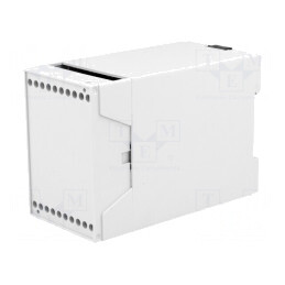 Carcasă pentru șină DIN ABS gri IP20 109x55x75mm | Electronic-mag.ro | Componente Electronice