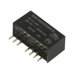 Convertor DC/DC 2W 4.5-36V la 5V 400mA SIP8 | Electronic-mag.ro | Componente Electronice