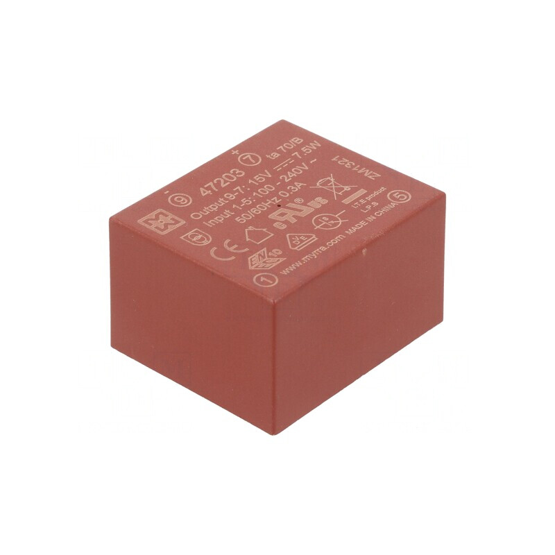 Convertor AC/DC 7.5W 15VDC | Electronic-mag.ro | Componente Electronice