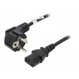Cablu Alimentare 3m CEE 7/7 la IEC C13 10A | Electronic-mag.ro | Componente Electronice