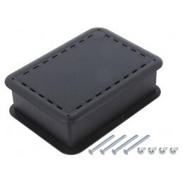 Carcasă Universală Neagră 73,7x100,8x29,2 mm | Electronic-mag.ro | Componente Electronice