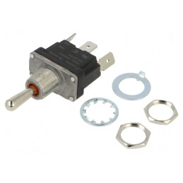 Comutator Basculant 3 Pozitii ON-OFF-ON 16A 250V IP68 | Electronic-mag.ro | Componente Electronice