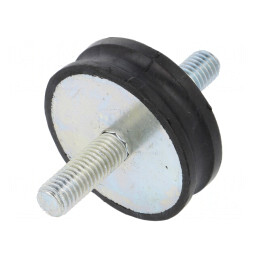 Atenuator de Vibrații M10 50mm Guma 15mm | Electronic-mag.ro | Componente Electronice
