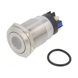 Comutator anti-vandalism IP65 2 poziții 3A/220VAC 5A/24VDC | Electronic-mag.ro | Componente Electronice