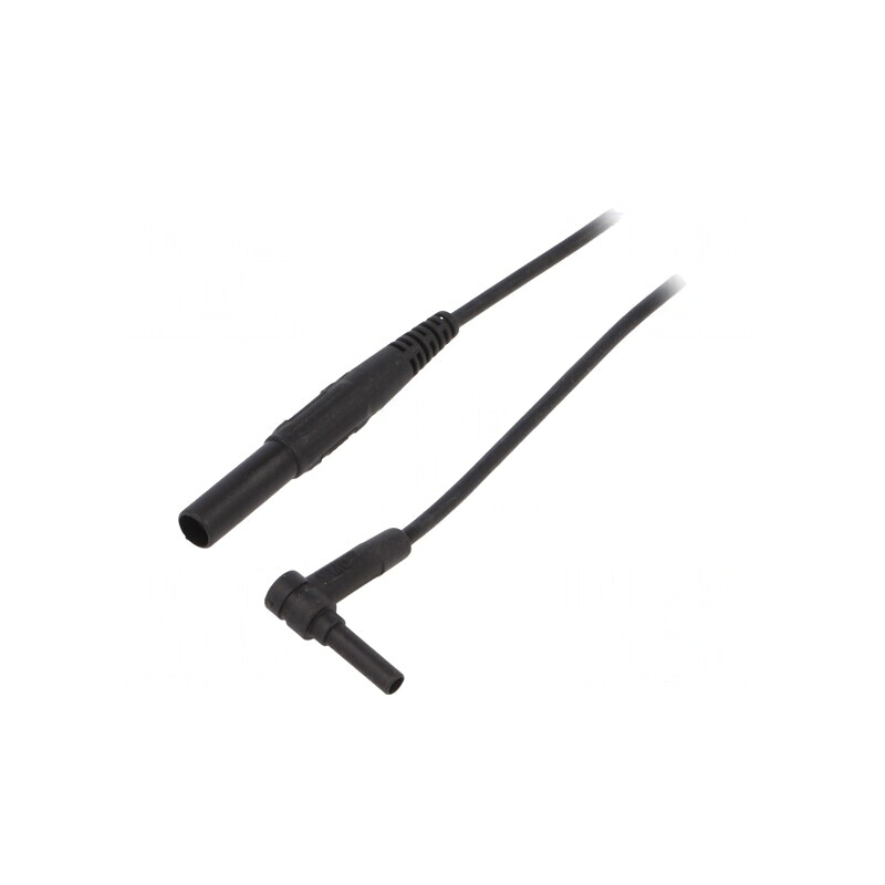 Cablu de măsurare mufă banană 4 mm la 2 mm înclinat | Electronic-mag.ro | Componente Electronice