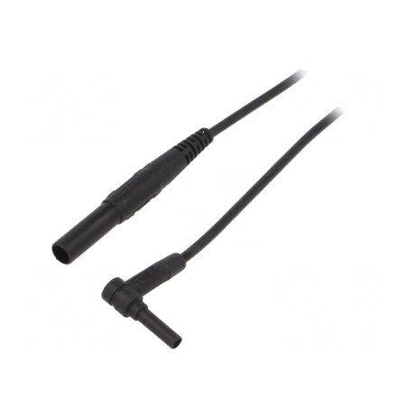 Cablu de măsurare mufă banană 4 mm la 2 mm înclinat | Electronic-mag.ro | Componente Electronice