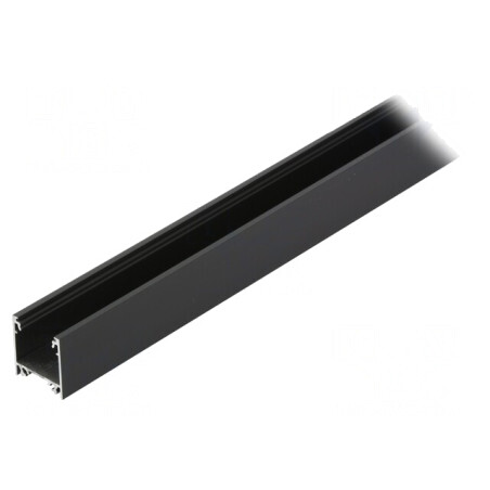 Profil aluminiu LINEA20 negru 1m pentru module LED | Electronic-mag.ro | Componente Electronice