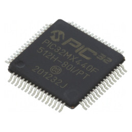 Microcontroler PIC32 TQFP64 512kB 8MHz 2.3-3.6V SMD