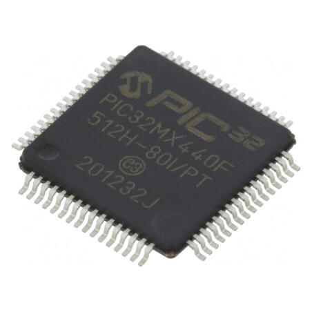 Microcontroler PIC32 TQFP64 512kB 8MHz 2.3-3.6V SMD | Electronic-mag.ro | Componente Electronice