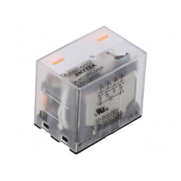 Releu Electromagnetic Industrial 4PDT 24VDC 12A 277VAC PCB | Electronic-mag.ro | Componente Electronice