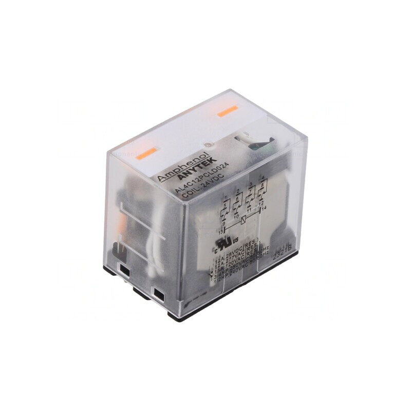 Releu Electromagnetic Industrial 4PDT 24VDC 12A 277VAC PCB | Electronic-mag.ro | Componente Electronice Releu Electromagnetic Industrial 4PDT 24VDC 12A 277VAC PCB | Electronic-mag.ro | Componente Electronice