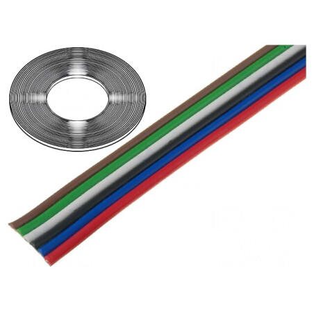 Cablu Bandă 6x0,75mm2 Cu Neecranat PVC | Electronic-mag.ro | Componente Electronice