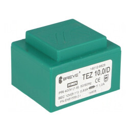 Transformator încapsulat 10VA 400VAC 12V PCB | Electronic-mag.ro | Componente Electronice