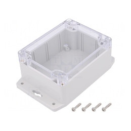 Carcasă universală cu lame de fixare 90x115x55mm | Electronic-mag.ro | Componente Electronice