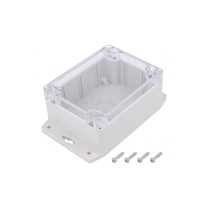 Carcasă universală cu lame de fixare 90x115x55mm | Electronic-mag.ro | Componente Electronice