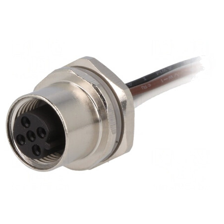 Soclu M12 PIN 5 mamă B-Profibus IP67 60V | Electronic-mag.ro | Componente Electronice