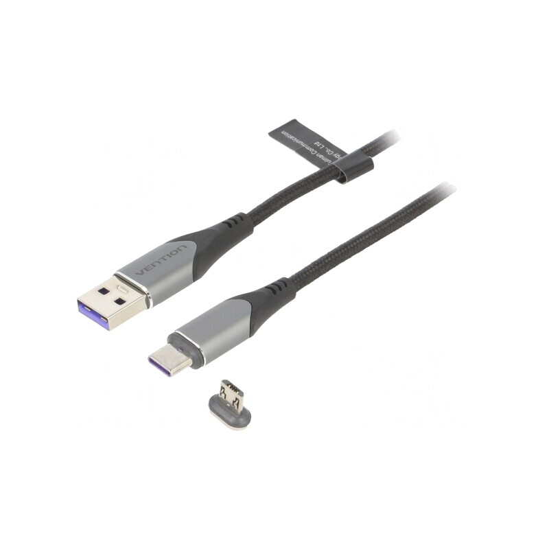Cablu USB Magnetic 2.0 1,5m Negru 480Mbps | Electronic-mag.ro | Componente Electronice Cablu USB Magnetic 2.0 1,5m Negru 480Mbps | Electronic-mag.ro | Componente Electronice
