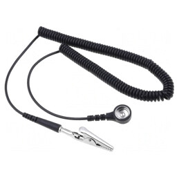 Cablu ESD 3m Spiralat 1MΩ | Electronic-mag.ro | Componente Electronice