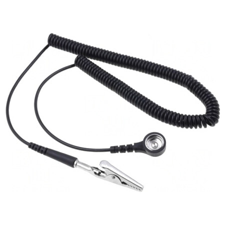 Cablu ESD 3m Spiralat 1MΩ | Electronic-mag.ro | Componente Electronice