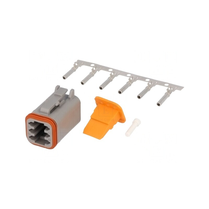 Conector DT Mamă 6 Pin Crimpat pe Cablu | Electronic-mag.ro | Componente Electronice