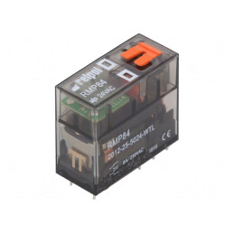 Releu Electromagnetic DPDT 24VAC 8A PCB | Electronic-mag.ro | Componente Electronice