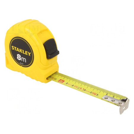Ruletă de măsurat 8m 25mm Plastic Clasa II | Electronic-mag.ro | Componente Electronice
