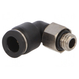Racord Push-In Unghi Alamă Nichelată 0,95-10bar | Electronic-mag.ro | Componente Electronice