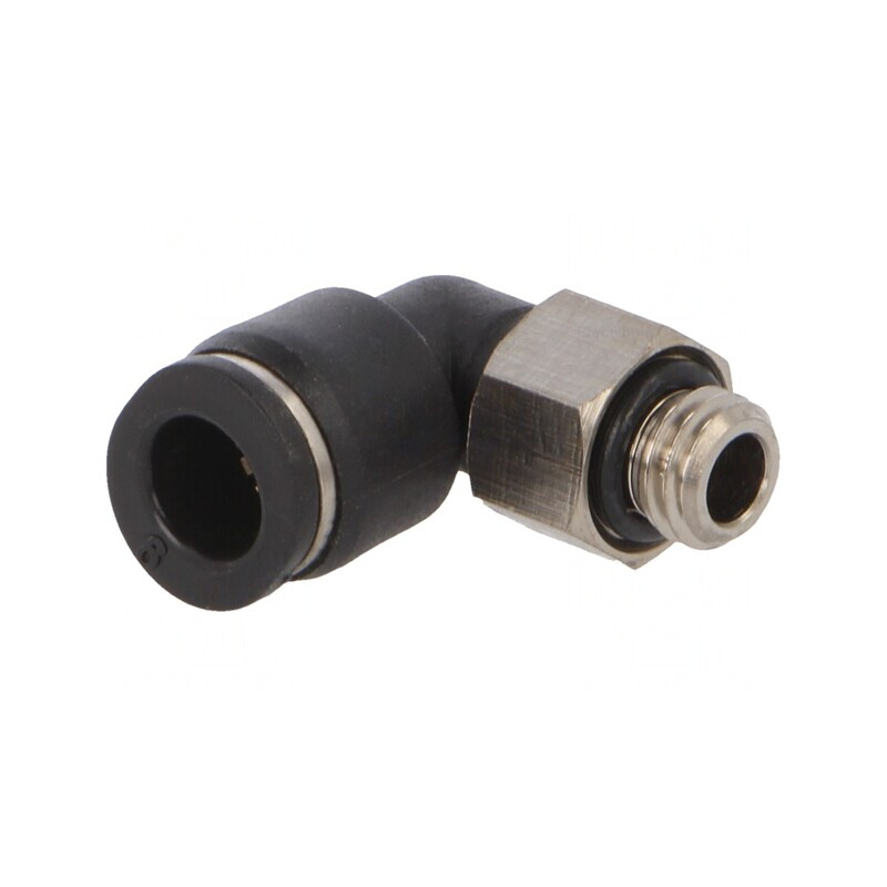 Racord Push-In Unghi Alamă Nichelată 0,95-10bar | Electronic-mag.ro | Componente Electronice