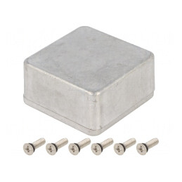 Carcasă Universală Aluminiu IP65 50x50x25mm | Electronic-mag.ro | Componente Electronice