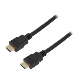 Cablu HDMI 2.1 3m Negru | Electronic-mag.ro | Componente Electronice