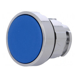 Comutator Apăsare 22mm Albastru | Electronic-mag.ro | Componente Electronice