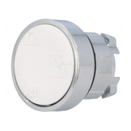 Comutator apăsare 22mm albă | Electronic-mag.ro | Componente Electronice
